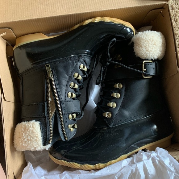 Sperry Shearwater black brand new size 7 - Picture 2 of 4